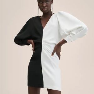 Mango Colorblock Dress NWT